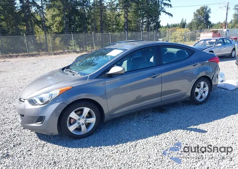 2013 Hyundai Elantra Gls из США, поврежденный, VIN 5NPDH4AE8DH364090